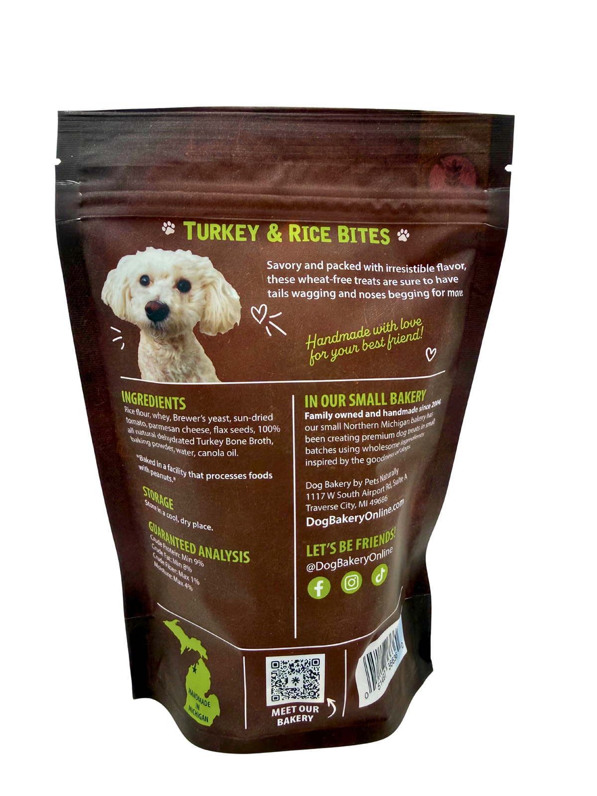 Wholesale Turkey & Rice Bites 8oz