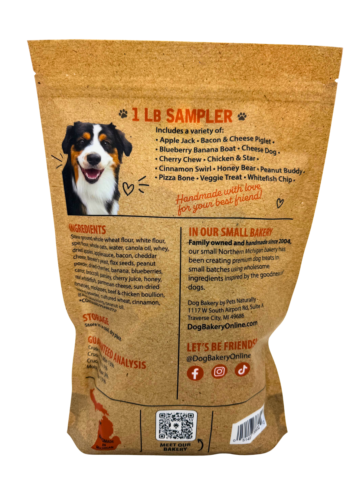 Sampler 1lb Dog  Cookies