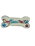 8"Jumbo Dog Bless the USA Bone
