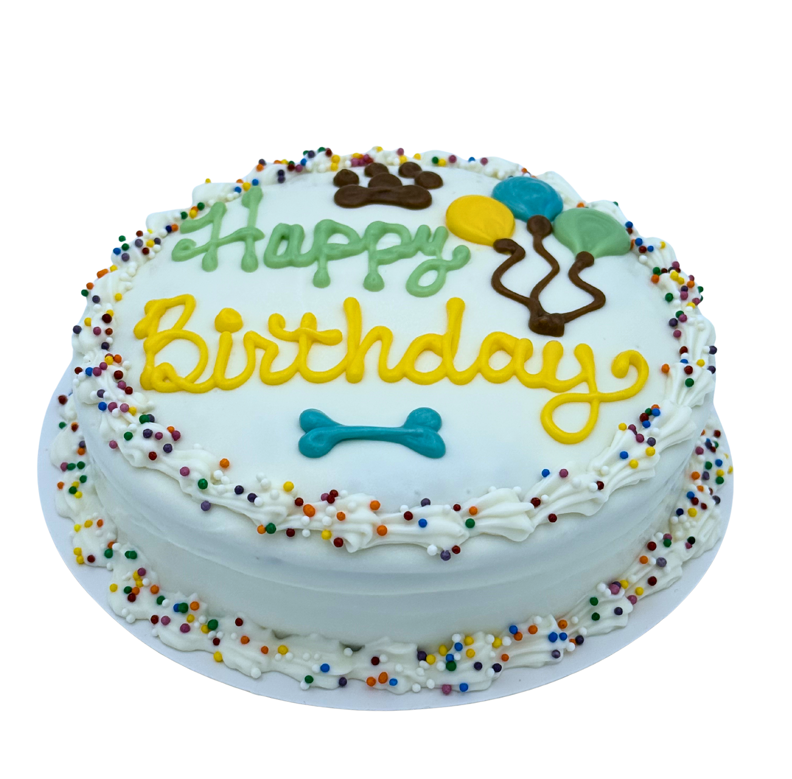 5" Dog Birthday Cake