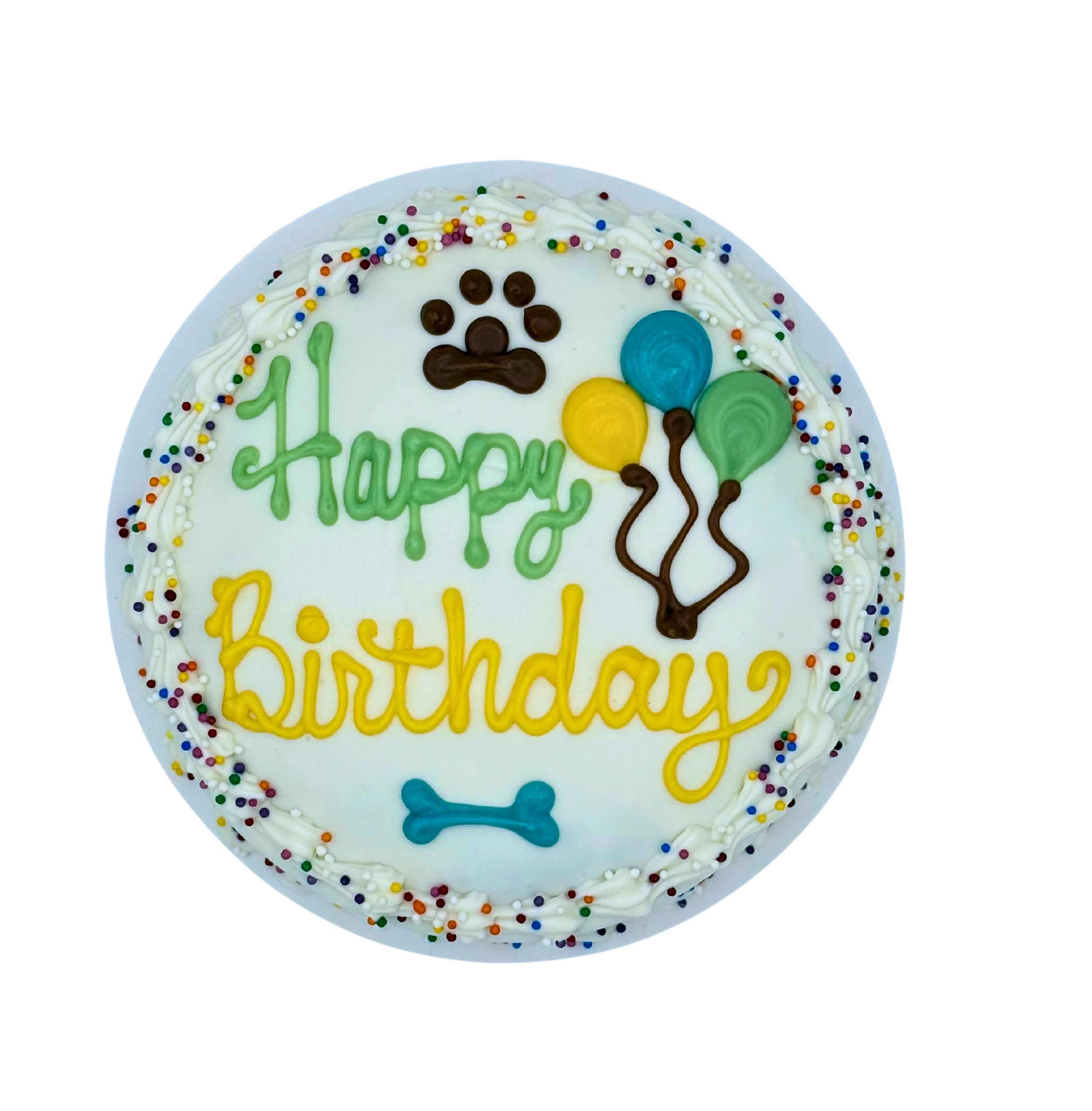 5" Dog Birthday Cake