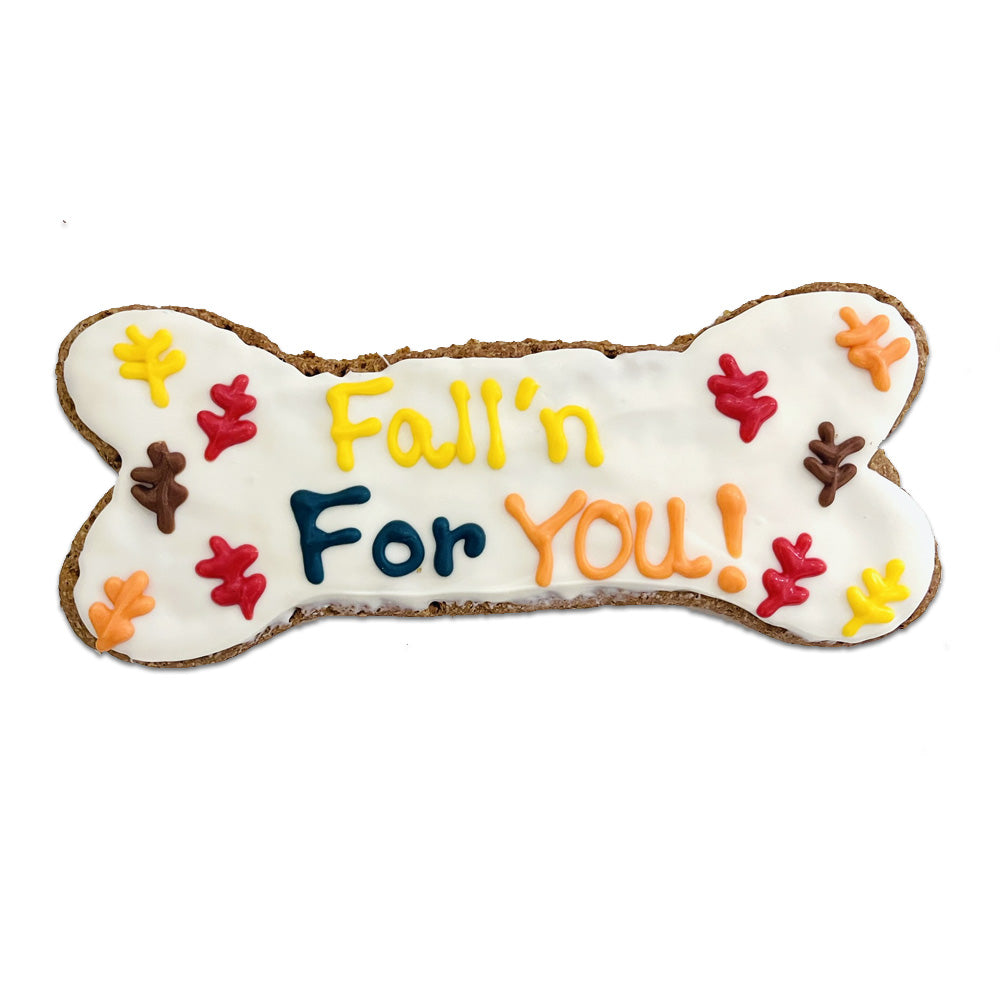 8" Fall'n For You Jumbo Dog Bone