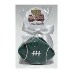 Green & White Footballs 4 Pack