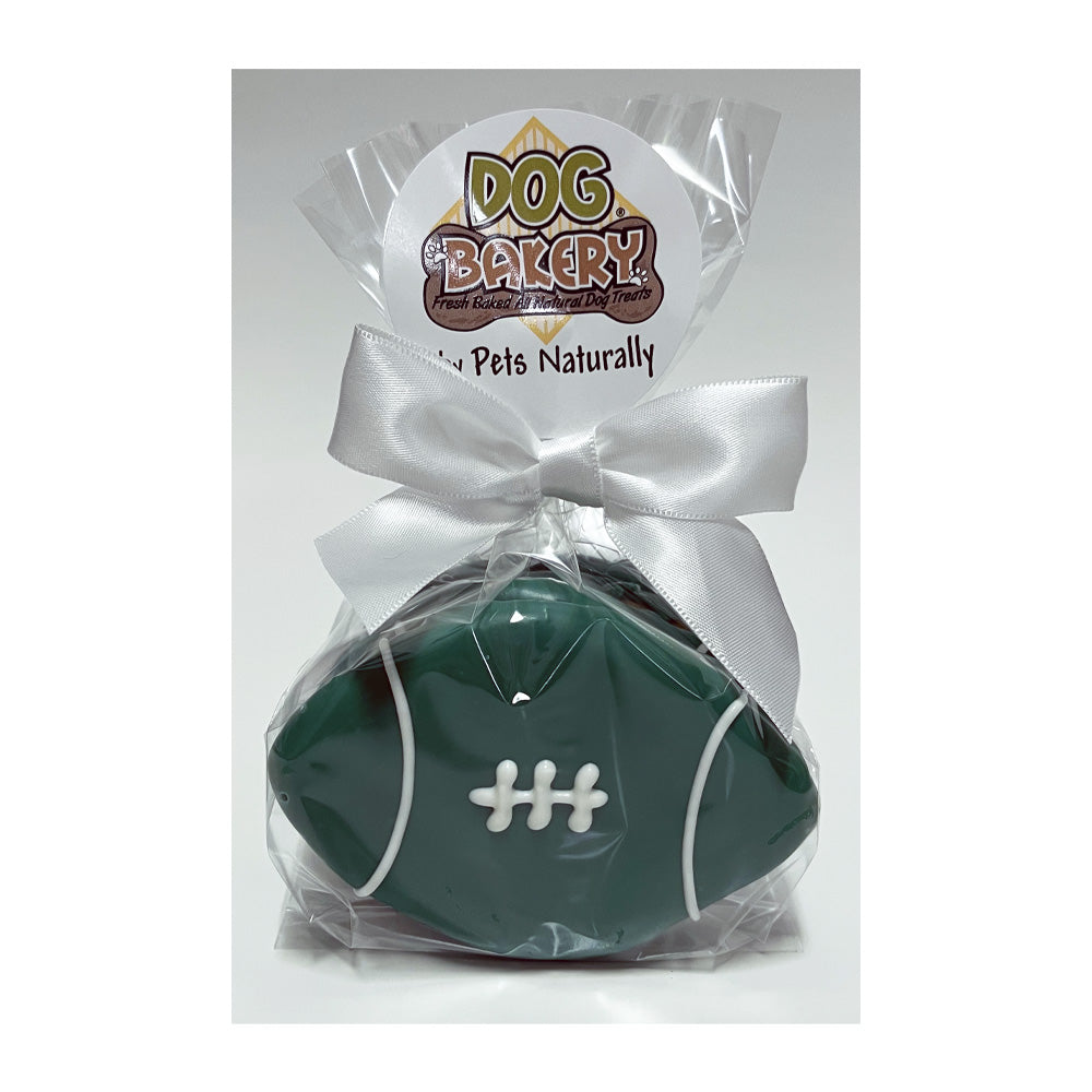 Green & White Footballs 4 Pack