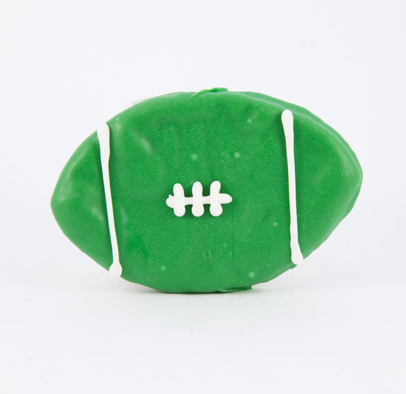 Green & White Footballs 4 Pack