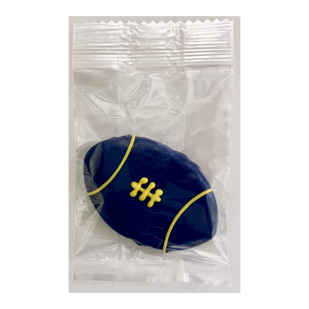 Wholesale Packaged Blue/Gold Football