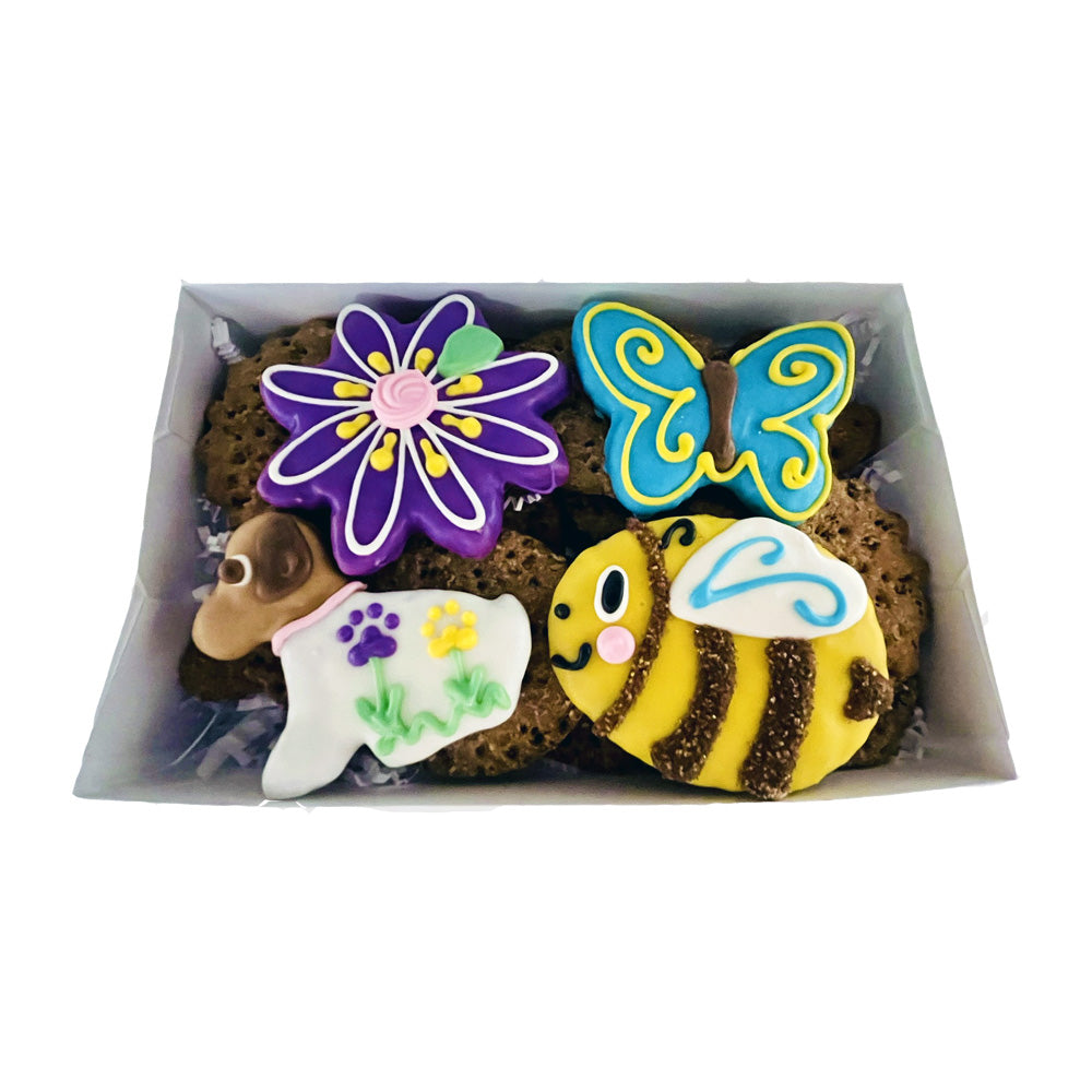 Spring Dog Cookie Gift Box