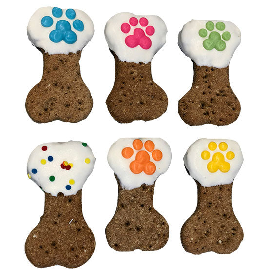 Birthday Hand Dipped Dog Bones 6pk