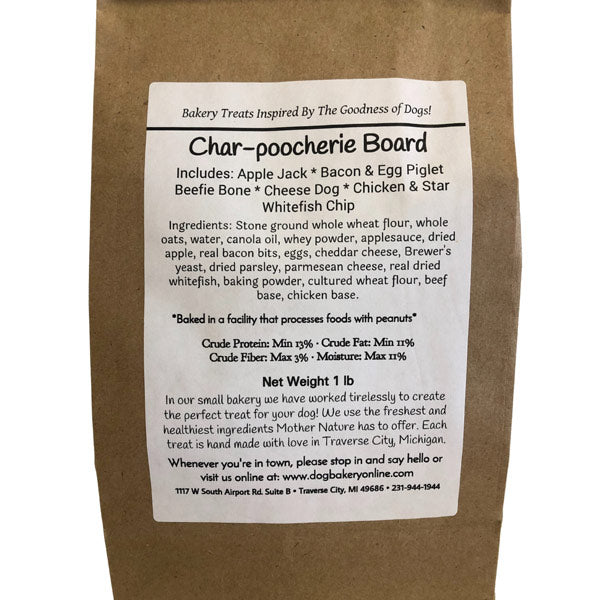Char-Poocherie Board 1lb Dog Treats
