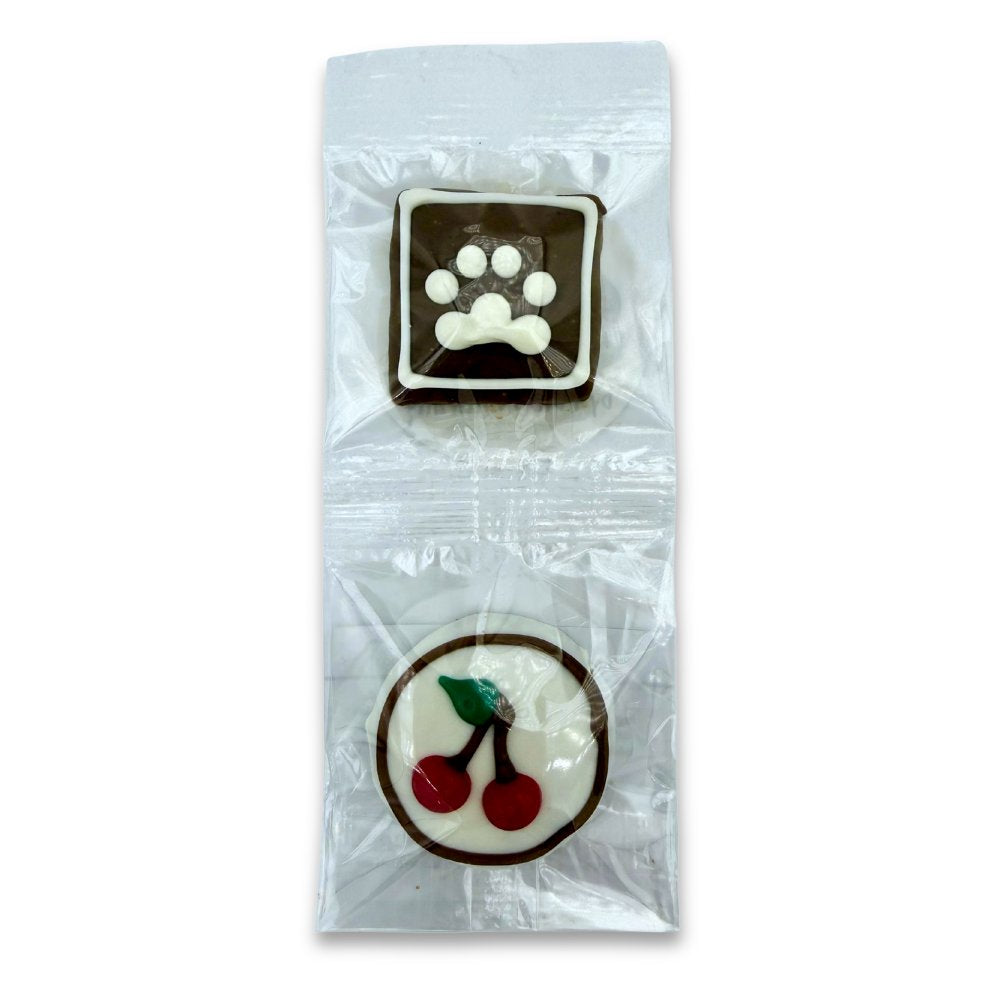 Wholesale Cherry Paw Minis - Decorated Dog Cookie 2-Pack (Packaged)