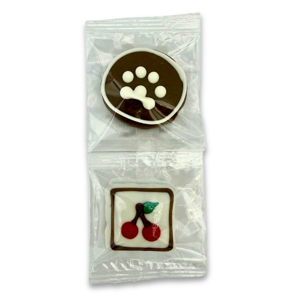 Wholesale Cherry Paw Minis - Decorated Dog Cookie 2-Pack (Packaged)