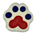 Pawsitively USA paw print cookie