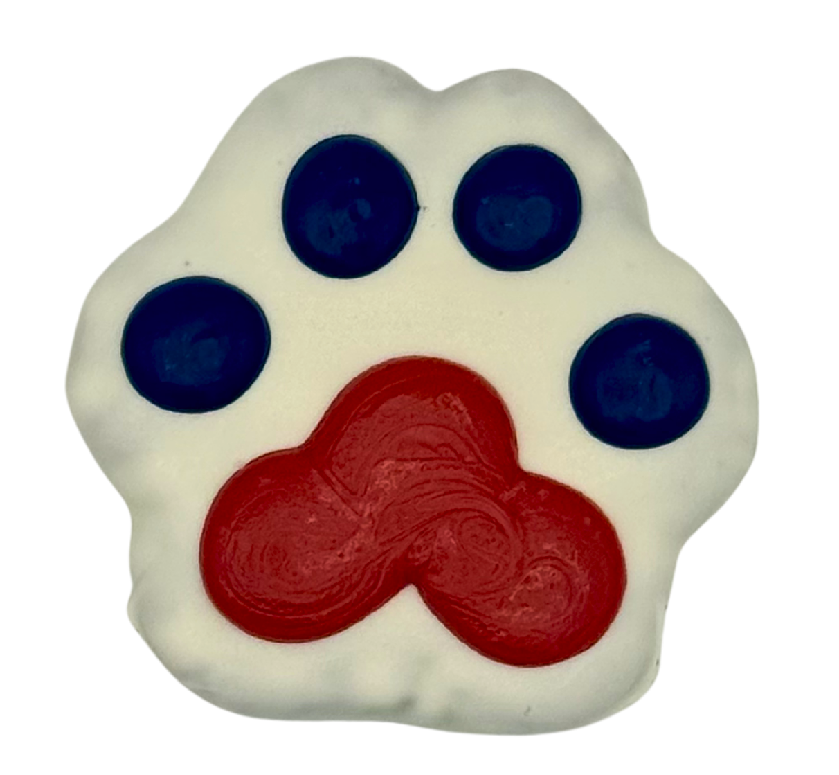 Pawsitively USA paw print cookie
