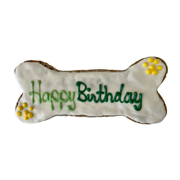 Birthday Dog Bone 8"