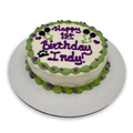 5" Personalized Dog Birthday Cake