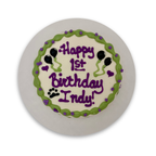 5" Personalized Dog Birthday Cake