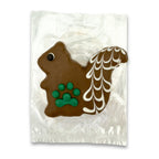 SQUIRREL! Packaged Hand-Decorated Peanut Dog Cookie