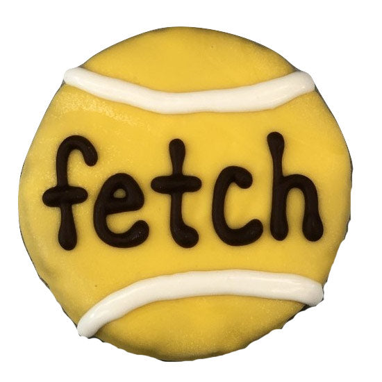 Tennis Ball Shaped Dog Cookies